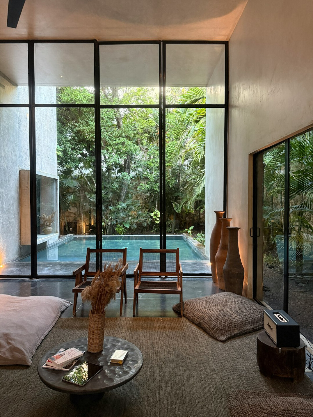 luxury villa living room interior